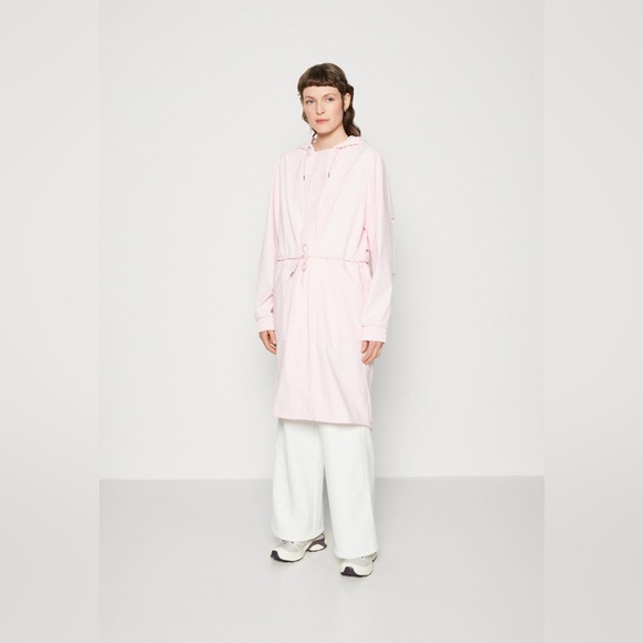 Brand New RAINS String W Parka Jacket Small $155 Pink Candy Style 18550 - Picture 4 of 9